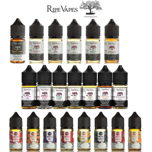 Ripe Vapes VCT生命之樹注油煙油｜香草奶油比例優化擊喉層次｜追求頂級菸草還原度的抽吸老手推薦