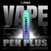 LANA PEN PLUS 9000口拋棄式電子煙｜主打長效續航與細膩霧感體驗｜適合追求便利與穩定口感的玩家