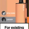 RELX悅刻x-box-16000口拋棄式電子煙-橙色主機 RELX 悅刻 X-BOX 16000口專用換彈拋棄式電子煙套裝|雙段功率調節與Mesh網芯霧化體驗|適合追求彈性使用與穩定口感的玩家