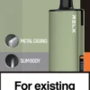 RELX悅刻x-box-16000口拋棄式電子煙-綠色主機 RELX 悅刻 X-BOX 16000口專用換彈拋棄式電子煙套裝|雙段功率調節與Mesh網芯霧化體驗|適合追求彈性使用與穩定口感的玩家