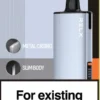 RELX悅刻x-box-16000口拋棄式電子煙-藍銀主機 RELX 悅刻 X-BOX 16000口專用換彈拋棄式電子煙套裝|雙段功率調節與Mesh網芯霧化體驗|適合追求彈性使用與穩定口感的玩家